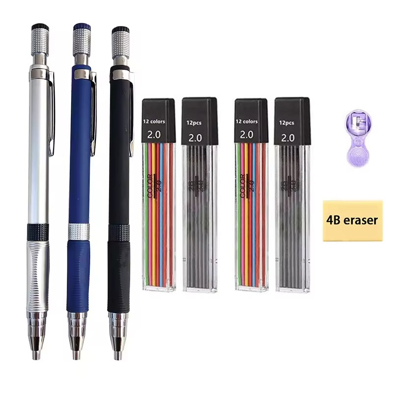 Staedtler Pencil Lumocolor - Mechanischer Bleistift-Set 2,0 mm mit 2B