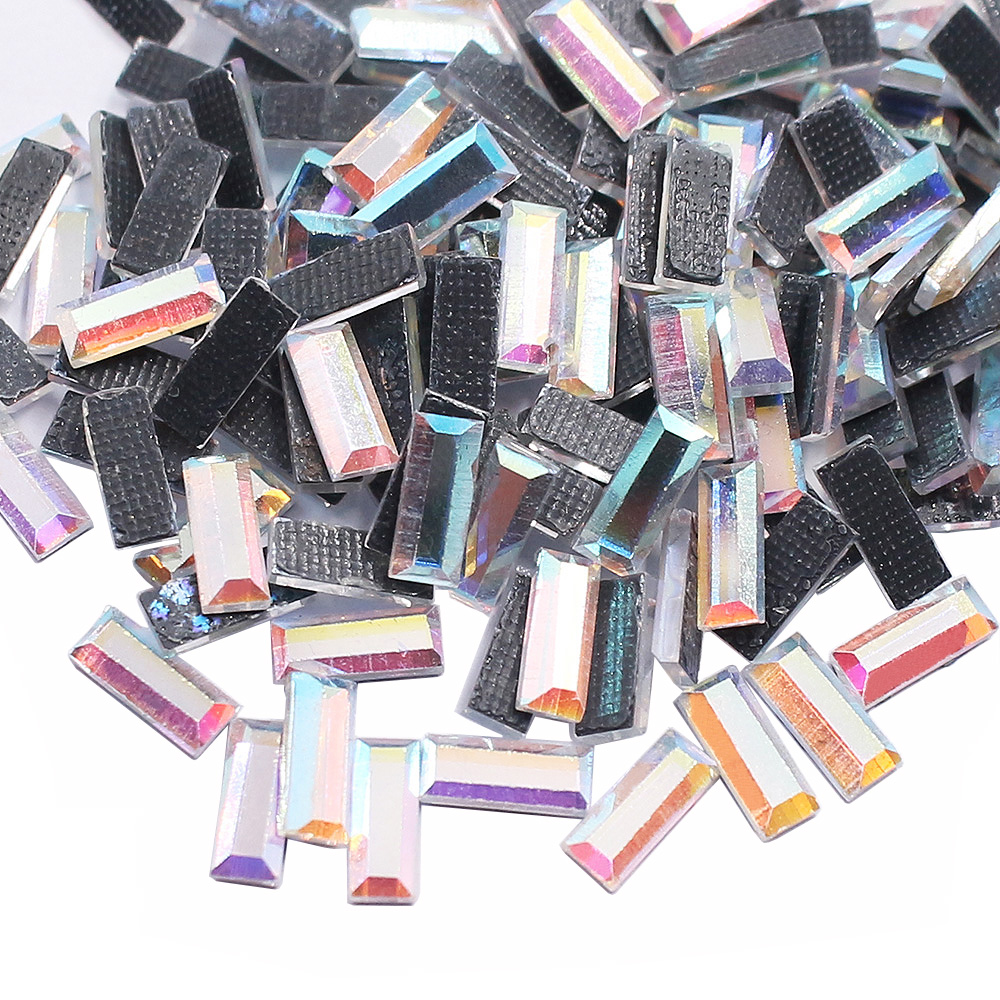 Hotfix Rhinestone Sheet - 200PCS Streifen Kleber-back Hotfix Strass Kristalle