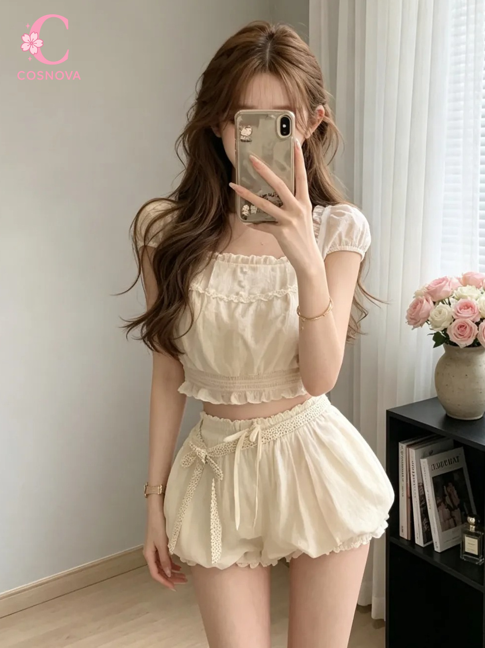 Sommerliches Coquette-Set für  – Elastic Lace Trim Bewertung und Preis
