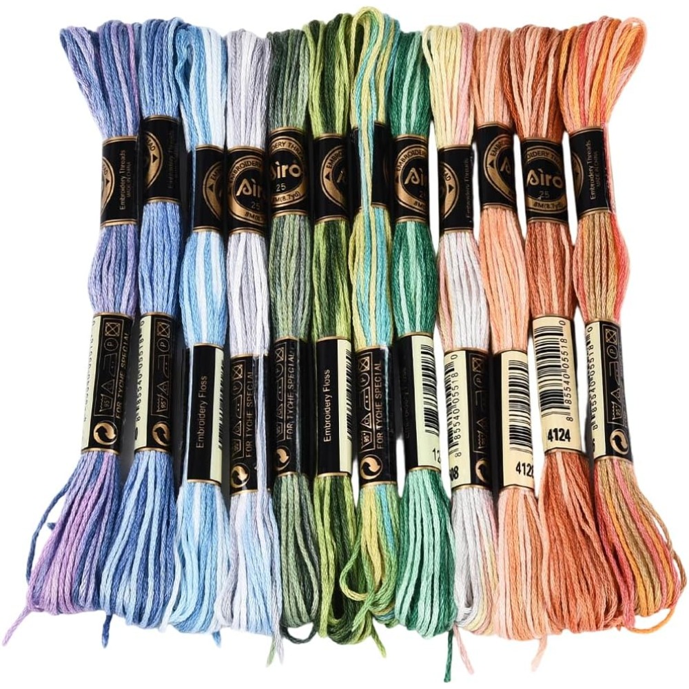 12 Stränge 105 Yards Kreuzstic – Embroidery Embellishments Bewertung und Preis