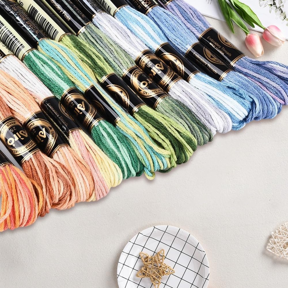 12 Stränge 105 Yards Kreuzstic – Embroidery Embellishments Bewertung und Preis