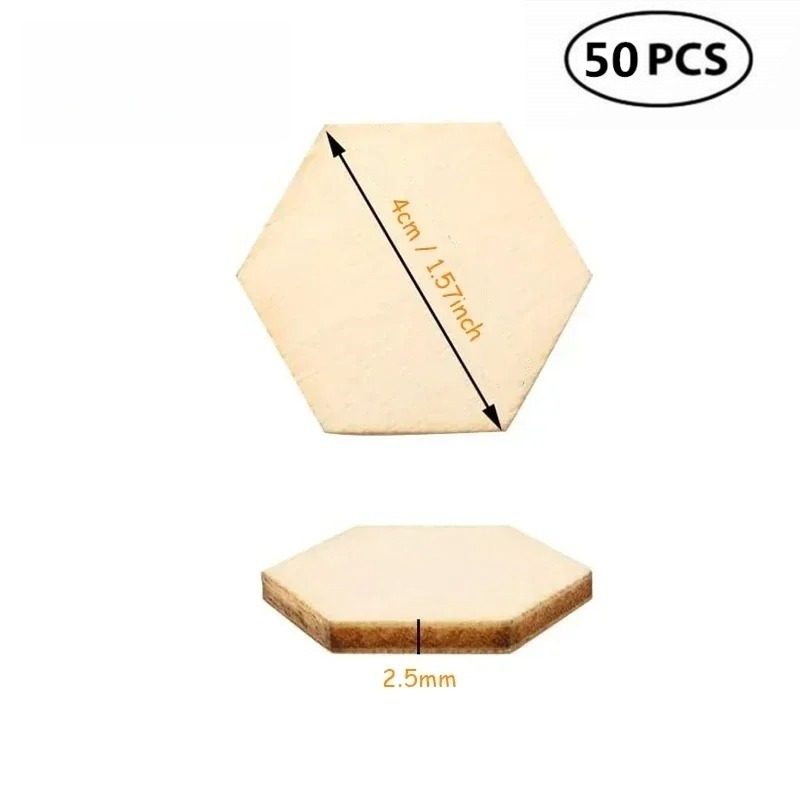 50 Stück 4 cm unlackierte Holz – Craft Embellishments Bewertung und Preis