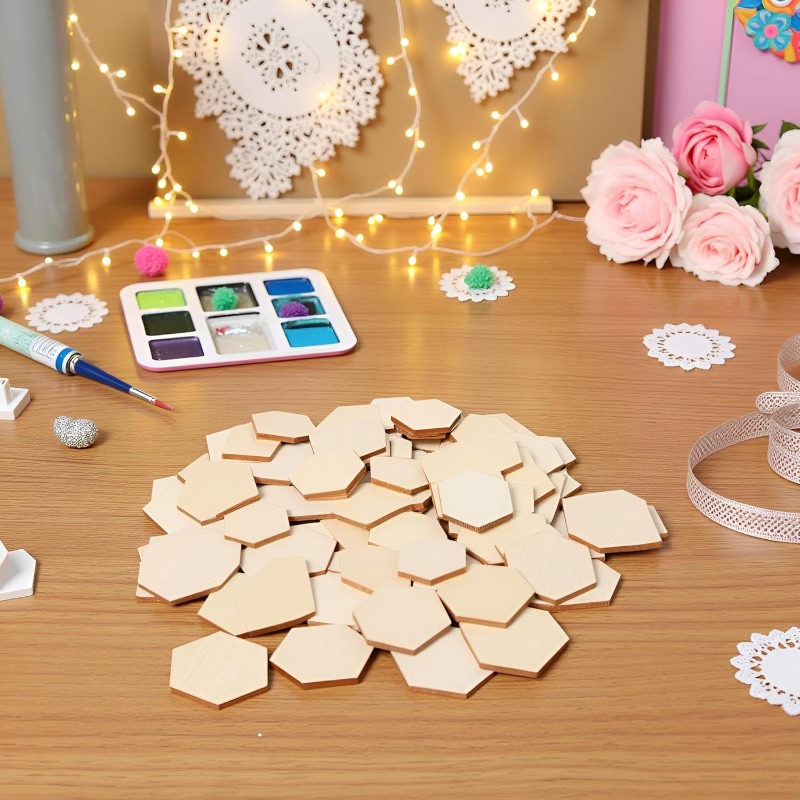 50 Stück 4 cm unlackierte Holz – Craft Embellishments Bewertung und Preis