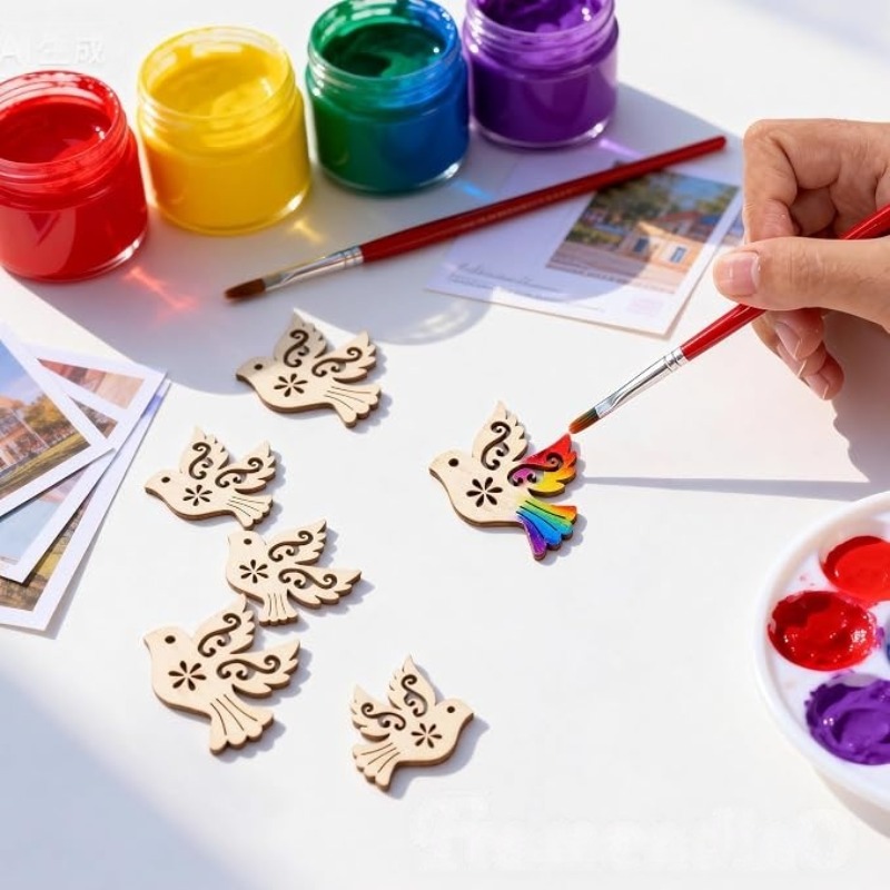 50 Stück Unbehandelte Holz-Fri – Craft Embellishments Bewertung und Preis