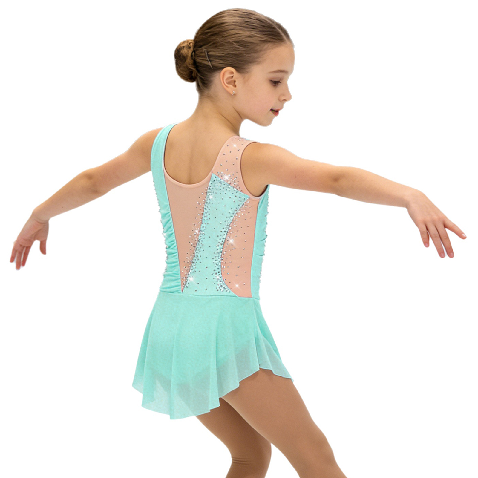 Kinder Rhythmische Gymnastik T – Rhinestone Banding Trim Bewertung und Preis